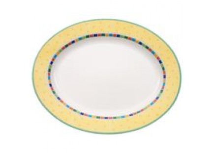 Twist Alea Limone Oval Platter Lg